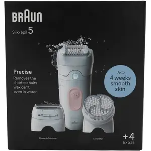 Braun 5-060 Silk-épil 5 Epilierer, weiß/flamingorosa
