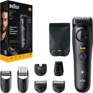 Braun BeardTrimmer 5 BT5560, Waschbar, Akku, Schwarz