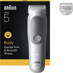Braun Series 5 BG5500, Nass & Trocken, Akku, Grau, Weiß günstig