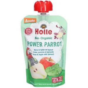 Holle Bio Power Parrot, Birne, Apfel und Spinat 100 g günstig