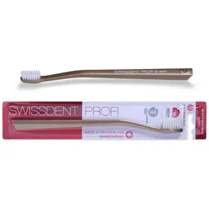 Swissdent, Handzahnbürste, Whitening Zahnbürste gold (Weich, 1x) günstig