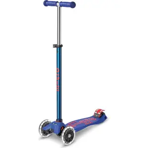 Micro Mobility Maxi Micro Deluxe Blue LED, Kinder, Klassischer Roller,...