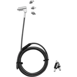 DICOTA Universal Security Cable Lock 3-fach austauschbarer Kopfmechani... günstig