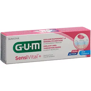 GUM, Zahnpasta, Sensivital + Zahnpasta (75 ml) günstig