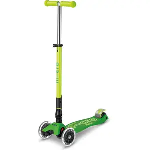 Micro Mobility Systems D GmbH MM deluxe fold. neon LED Scooter, parrot
