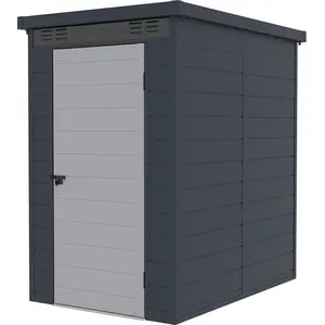 Gartenhäuschen Box aus Polypropylen 130x190x196cm für draußen Nemi günstig
