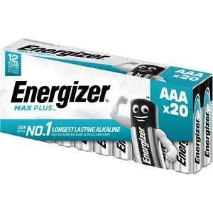 Energizer Max Plus Micro (AAA) 20 Stück (20 Stk., AAA), Batterien + Akkus günstig