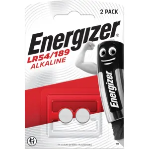 Energizer Batterien: S3289 LR54/189 Alkaline-Knopfzelle für präzise Geräte, 2er-Pack, zuverlässige Energie günstig