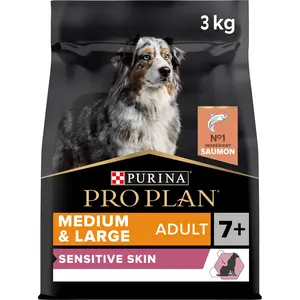 Purina Pro Plan Medium & Large Adult Age Defense 7+ Sensitive Skin, Hu...