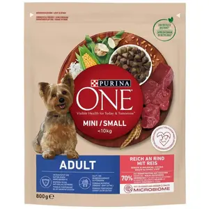 Purina Ein Mini Active Rindfleisch Reis Hundefutter 800 G