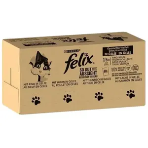 Purina Felix Mix 120x85g Nassfutter Für Katzen