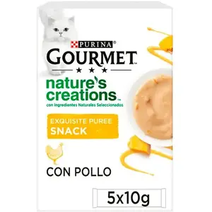 Purina Gourmet Nature Püree Mit Huhn Nassfutter Für Katzen 11x5x10g