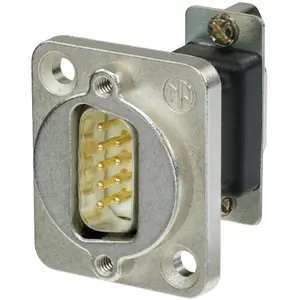Neutrik NADB9MF Kabelschnittstellen-/adapter D-SUB Schwarz, Elektronikkabel + Stecker, Schwarz günstig