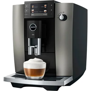 JURA Kaffeevollautomat 15828 E6 (ED), Dark Inox, 17 Spezialitäten, Hot...