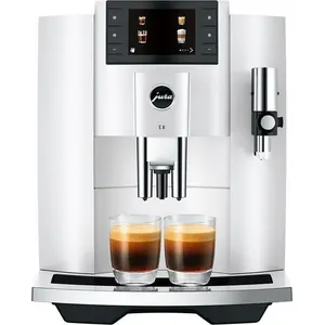 Jura E8 Piano White (EC) Blanco Superautomatische Kaffeemaschine 1450 ...