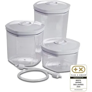 Solis Vakuumierbehälter sechseckig weiss/transparent, 700/1400/2000 ml günstig