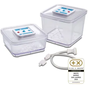 Solis Vakuumierbehälter quadratisch weiss/transparent, 1000/2800 ml günstig