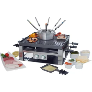 SOLIS OF SWITZERLAND Tischgrill COMBI-GRILL 3 IN 1, Fondue, Raclette, ... günstig