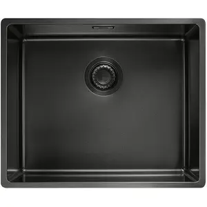 Franke MM BXM 210/110-50, Rechteckig, Edelstahl/Messing PVD, Anthrazit, 1 Becken, 500 x 410 mm, 20 cm günstig