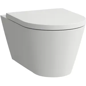 Laufen, Toilette + Bidet, Wand-WC KARTELL spülrandlos, Tiefspüler weiss matt günstig