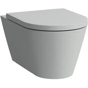 Laufen, Toilette + Bidet, Wand-WC KARTELL spülrandlos, Tiefspüler grau günstig