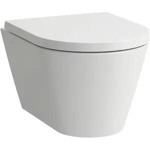 Laufen, Toilette + Bidet, Wand-WC COMPACT KARTELL spülrandlos, Tiefspüler weiss LCC günstig