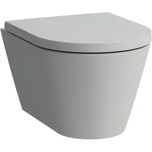 Laufen, Toilette + Bidet, Wand-WC COMPACT KARTELL spülrandlos, Tiefspüler grau günstig