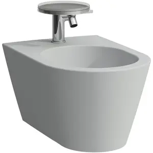Laufen, Toilette + Bidet, Wandbidet KARTELL 1 Hahnloch-Ausführung grau günstig