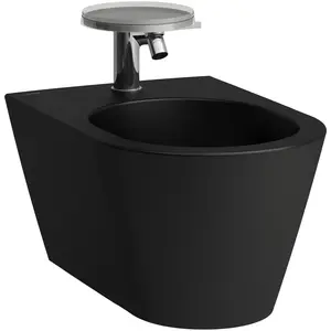 Laufen, Toilette + Bidet, Wandbidet KARTELL 1 Hahnloch-Ausführung schwarz matt günstig