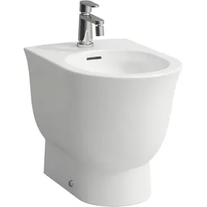 Laufen, Toilette + Bidet, The New Classic Standbidet, 1 Hahnloch, mit Überlauf, H832851 günstig