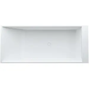 Laufen, Badewanne, Badewanne KARTELL 170x75 m LED-B. im Überlaufspalt weiss (250 l, 170 cm, 75 cm) günstig