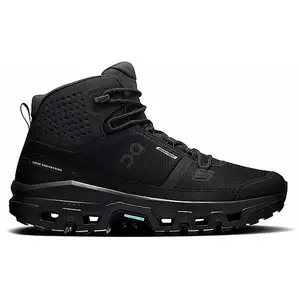 ON Herren Wanderschuhe Cloudrock Mid WP schwarz | 44 1/2