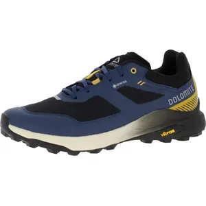 Wanderhalbschuhe Dolomite Nibelia GTX Ms wasserdichte und leichte Herren Mutlifunktionsschuhe mit griffiger Laufsohle Night Blue/Mustard Yellow EU 42