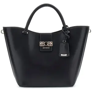 Guess Handtasche Jane Hobo Schwarz günstig