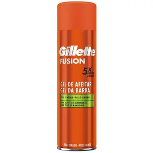 Gillette, Rasierschaum + Rasiergel, FUSION Rasiergel für empfindliche Haut 200ml (200 ml, Rasiergel)