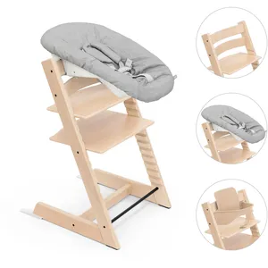 Stokke® Tripp Trapp® Bundle Treppenhochstuhl inkl. Newbornset Light Grey & Babyset