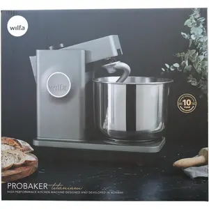 Wilfa KM1GY-70, Standmixer, Grau, Schlagen, Kneten, Mixen, Whisking, 7...