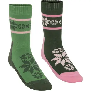 Kari Traa, Damen, Sportsocken, Women's Rusa Sock 2-Pack (36 - 38), Grün günstig