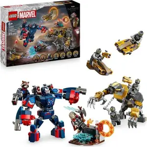LEGO Marvel Avengers: Endgame Thor gegen Chitauri Bauset, 373 Teile, 8...
