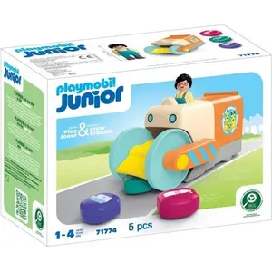 PLAYMOBIL Junior Müllwagen 71774, 5-teilig, Ab 12 Monaten, PLAYMOBIL J...