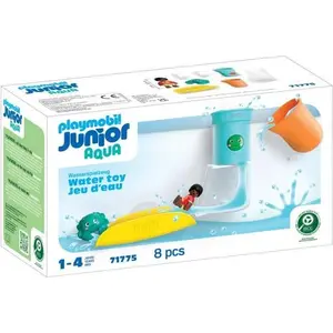 PLAYMOBIL 71775 Wasserrutsche mit Wassertank, 8 Teile, Junior Aqua & T...