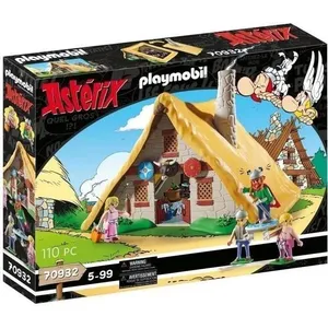 PLAYMOBIL Astérix Abraracourcix Hütte, 4 Figuren, 110 Teile, Bauspielz...