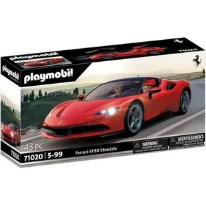 PLAYMOBIL Ferrari SF90 Stradale, Sammlerauto für Erwachsene, 43 Teile,...