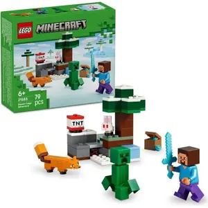 LEGO Minecraft Die Abenteuer von Steve in der Taiga, Bauset, ab 6 Jahr...