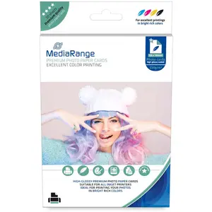 MediaRange Fotopapier MRINK114 13,0 x 18,0 cm hochglänzend 220 g/m² günstig