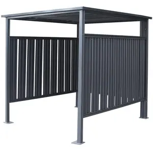 Westmann Metall Fahrradgarage & Raucherunterstand Anthrazit 203x180x210 cm günstig