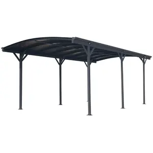 50NRTH Westmann Carport Rundbogen 15 m² anthrazit günstig