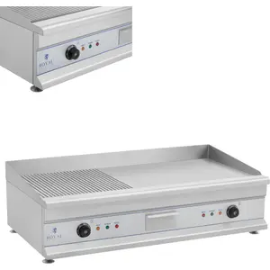 Elektrogrill 230V doppelt groß geriffelt 100cm günstig