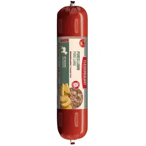 Fleischelust Salchicha De Cordero Puro-400g Hundefutter