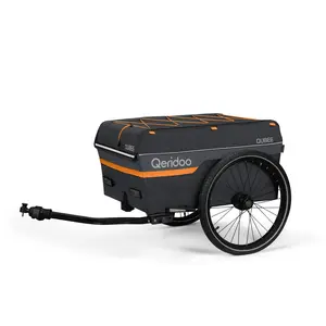 Qeridoo Qubee Cargo / Lastenanhänger, Farbe: Grey günstig